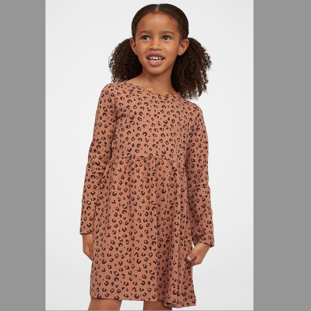 H&M | Leopard Print Cotton Dress